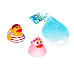 Набор игрушек для ванной "Утки" 2шт. (2194383) в сетке