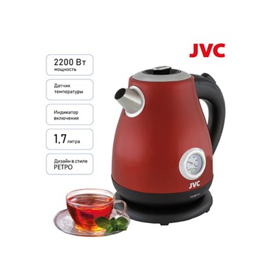 Чайник электрический Jvc JK-KE1717 red