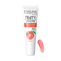 Eveline Fruity Smoothie Блеск д/губ Экстраувлажняющий Peach (персик) 12мл.(3)