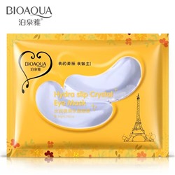 BIOAQUA  Патчи для век Crystal HYDRA SLIP Eye Mask с растительными экстрактами 2шт.  7.5г  (BQY-7229)