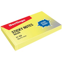 Самоклеящийся блок Berlingo "Ultra Sticky", 50*75м