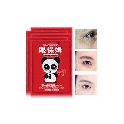 Тканевая патчи для глаз Bioaqua Universal Panda Compact Rejuvenation Mask, 8 гр*1 шт.