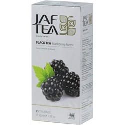 JAF TEA. Черный. Ежевика 37,5 гр. карт.пачка, 25 пак.