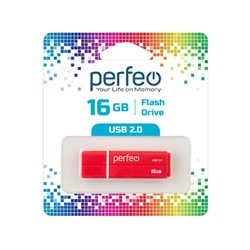 Флеш-диск Perfeo USB 64GB C01G2 Red PF-C01G2R064