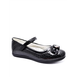 Туфли для девочек B-3621-A, черный