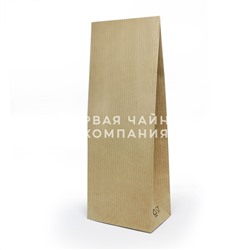 Пакет для чая, дизайн "Крафт полоска и бумага", 250 г