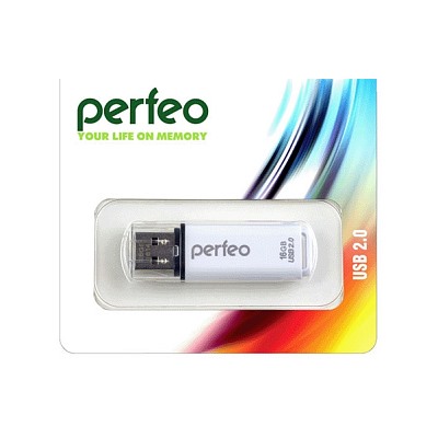 Флеш-диск Perfeo USB 64GB C13 White PF-C13W064