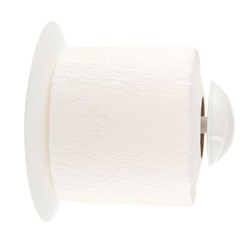Держатель для туалетной бумаги Есо (снежно-белый). Размер 15,5х15х15 см. NEW