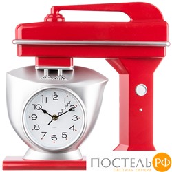 220-360 ЧАСЫ НАСТЕННЫЕ КВАРЦЕВЫЕ CHEF KITCHEN 39 СМ ЦВЕТ:КРАСНЫЙ (КОР=6ШТ.)