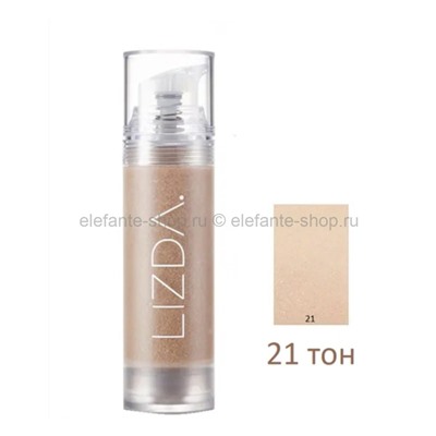 Тональная основа Lizda Zero Fit Cover Capsule Foundation #21 35g (51)