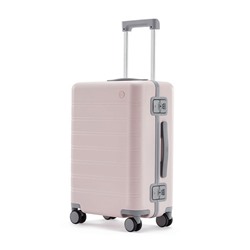 Чемодан NINETYGO Manhattan Frame Luggage, 20", 39л, TSA замок, розовый