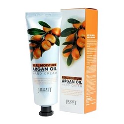 Jigott Крем для рук с аргановым маслом - Real moisture argan oil, 100гр