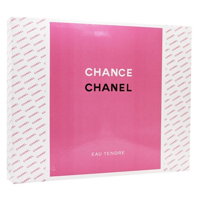 Подарочный набор Chanel eau Tendre for woman 3 в 1 150 ml x 7 ml x 100 ml