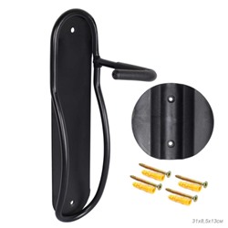 Вертикальный кронштейн-крюк BLACK TOOLS HOLDER02 усиленный для настенного крепления и хранения велосипеда /уп15