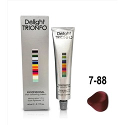 ДТ 7-88 стойкая крем-краска для волос Средний русый интенсивный красный 60 мл