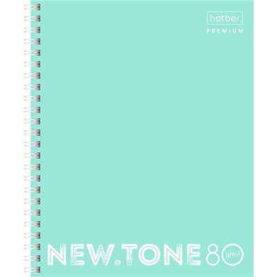 Тетрадь 80 л "NEWtone Pastel.Мята" клетка на гребне 80Т5лА1гр_05039 062014 Хатбер