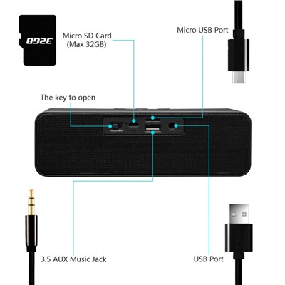 Колонка Bluetooth HOPESTAR H13