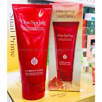 Пенка One Spring Red Pomegranate Fresh Moisturizing Cleanser