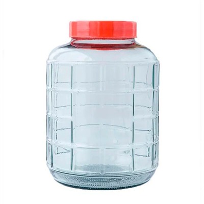 Бутыль стеклянная 25л с крышкой-гидрозатвором