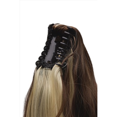 Накладной хвост шиньон накладные волосы шиньон с эффектом мелирования шиньон с заколкой "Эллада" Nothing But Love #272830