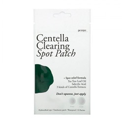 Petitfee Патчи от прыщей с комплексом центеллы Centella Clearing Spot Patch