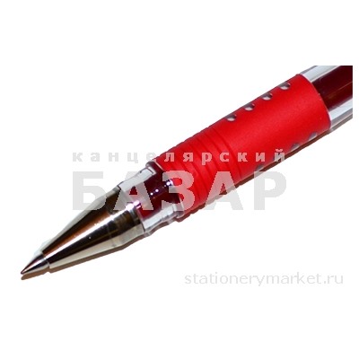 Ручка гелевая Pilot "G-1 Grip" красная, 0.5 мм, грип
