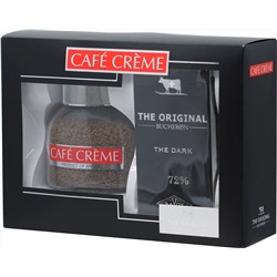 CAFE CREME. Подарочный набор Cafe Creme + горький шоколад The Original 200 гр. карт.упаковка