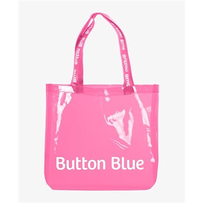 Сумка шоппер розовая Button Blue
