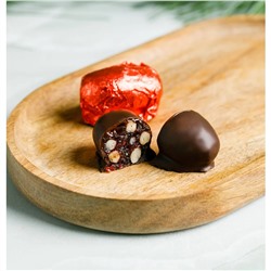 Фрукти «Клюква с кедровым орехом» / шоколад 72% / гофрокороб / 1000 г Солнечная Сибирь