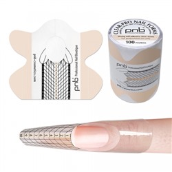 Формы для ногтей прозрачные Clear-Pro Nail Forms Pnb, 100 шт.