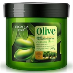 Маска для волос Bioaqua Olive Hair Mask 500 мл с экстрактом оливкового масла