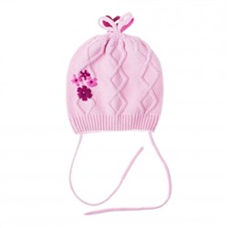Розовая шапка для девочки PlayToday Baby 358033