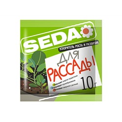 Ускоритель роста и развития " Для рассады" SEDA 10г (40шт/кор)