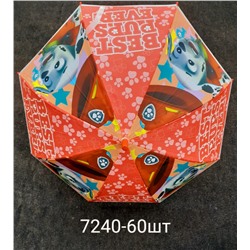 Детский зонт, 12 штук «Собачка» в ассортименте. 7240.