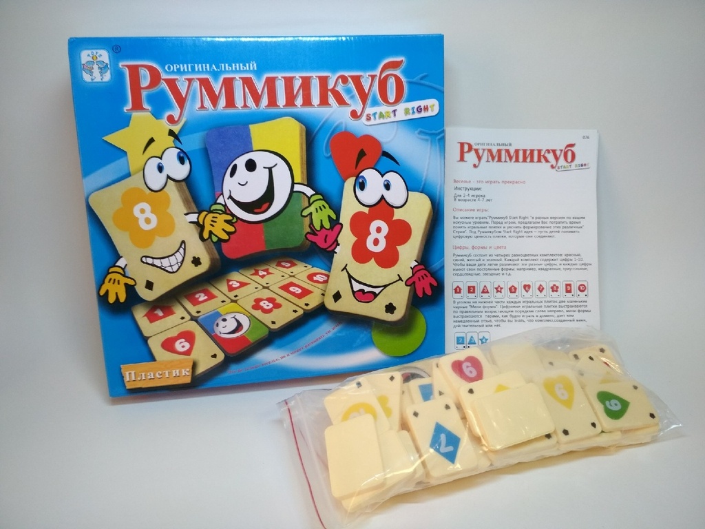 Настольная игра — Руммикуб купить, отзывы, фото, доставка - Клуб  Шопоголиков 