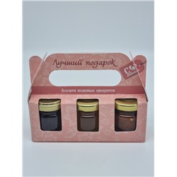 Сочинский деликатес №2 (мед, варенье, красная аджика) "Лучший подарок" мини