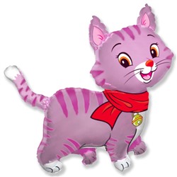 Шар Фигура, Мой милый котенок (розовый) / Lovely Cat (в упаковке) 37"/94 см