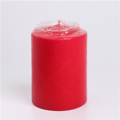 Свеча - цилиндр ароматическая "Бархатная роза", 5,6х8 см
