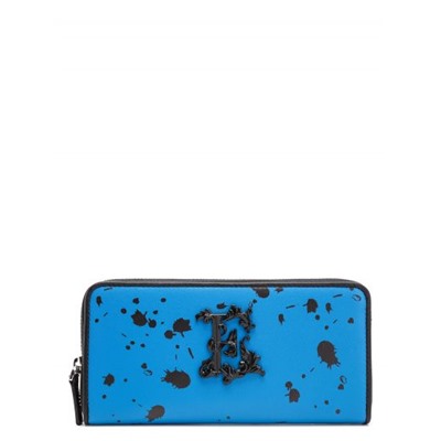 Кошелек ZQ76-2424 bright blue/black