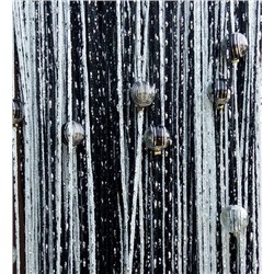 Кисея нитяные шторы дождь радуга с шарами col 31