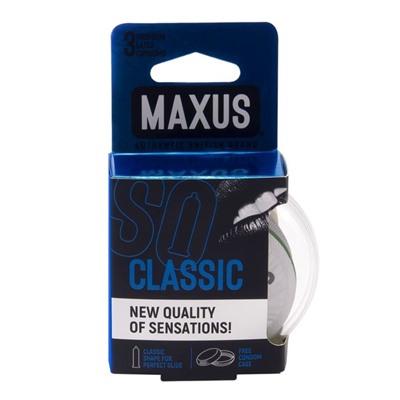 Презервативы MAXUS AIR Classic, классические 3 шт.