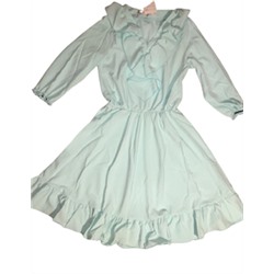 Платье с воланами, цвет мятный, размеры 42, 44 и 48