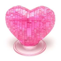 3D Пазл "Сердце" кристалический обьемный 46 элементов