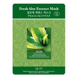 Mijin Essence Mask, Маска тканевая для лица Алоэ (23 гр) (СРОКИ)