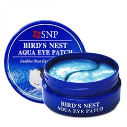 Гидрогелевые патчи для области вокруг глаз SNP Birds Nest Aqua Eye Patch 60 шт. - уценка (мятая коробка)