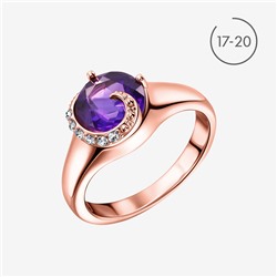 Кольцо «Цветущий аметист» размер 17