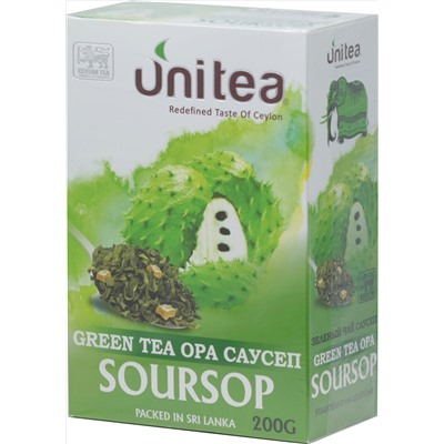 UNITEA. Soursop green 200 гр. карт.пачка