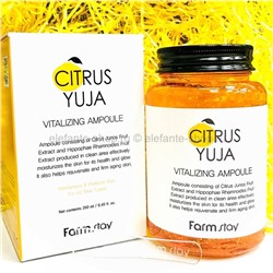 Ампульная сыворотка Farmstay Citrus Yuja Vitalizing Ampoule 250ml (13)