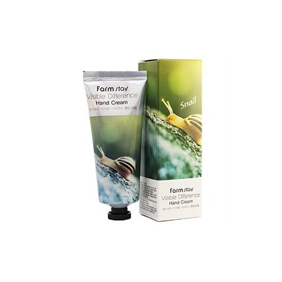 Крем для рук  FarmStay Snail visible difference hand cream, 100g с муцином улитки