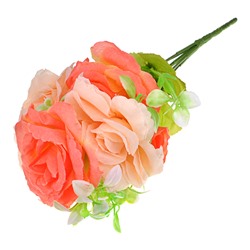 TCV014-01 Искусственные цветы Розы, 30х13см, цвет оранжевый